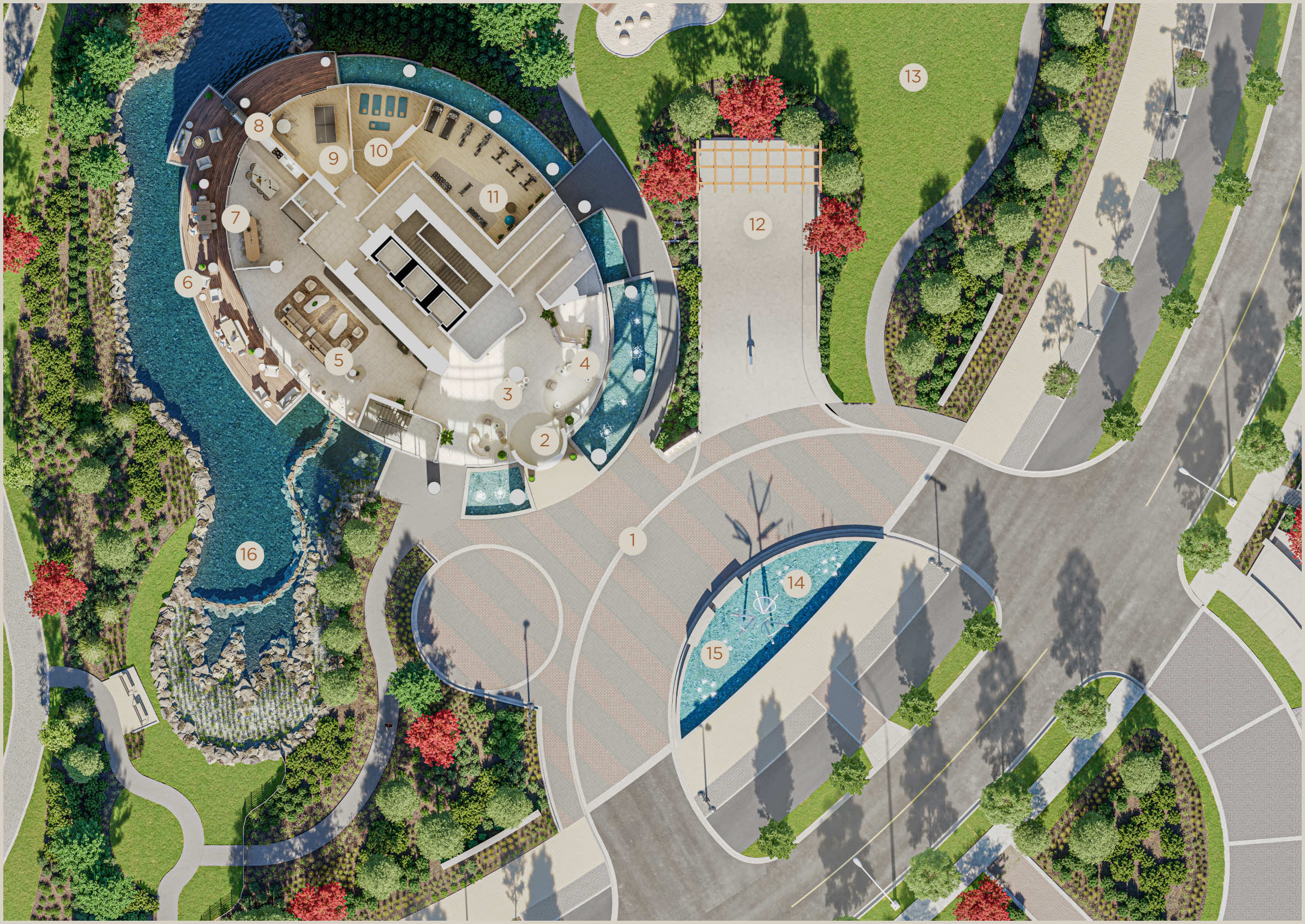 Amenity Site plan